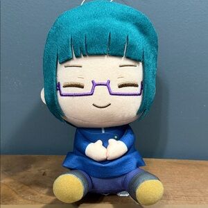JUJUTSU KAISEN BANDAI SPIRITS 8” big plush Maki Zenin Toge Inumaki curse glasses